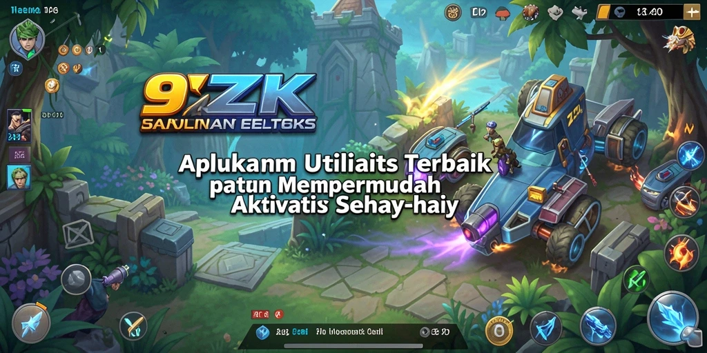 Tampilan aplikasi 9ZK yang mempermudah navigasi utilitas.