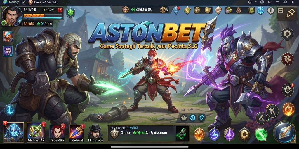 Tampilan menarik dari gameplay SLG di ASTONBET.