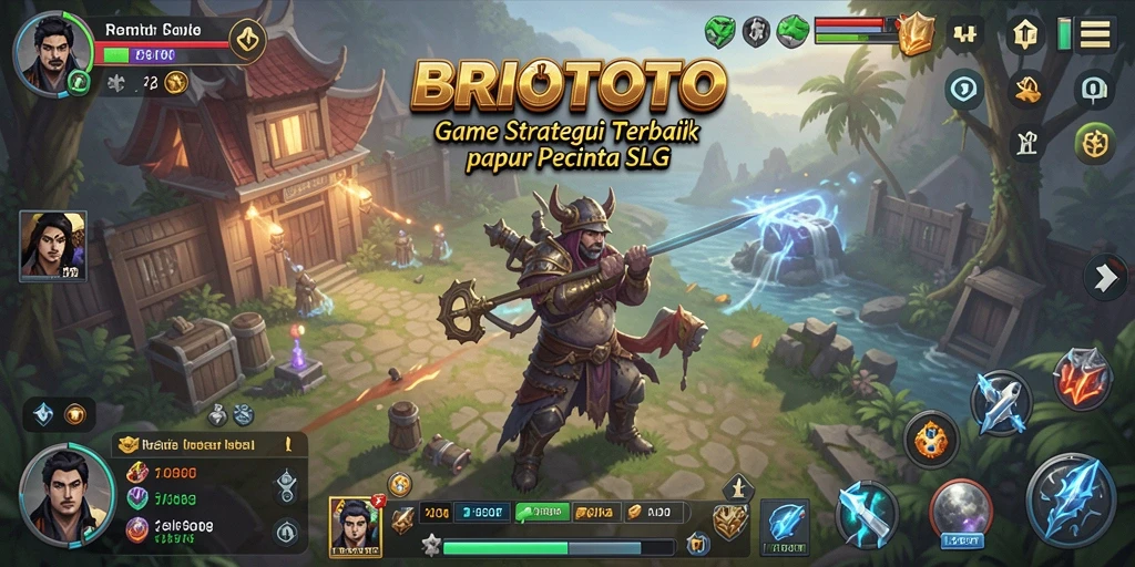 Tangkapan layar menunjukkan gameplay seru dalam BRIOTOTO