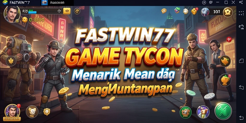 Tampilan gameplay <strong>FASTWIN77</strong> dengan berbagai elemen bisnis yang menarik.