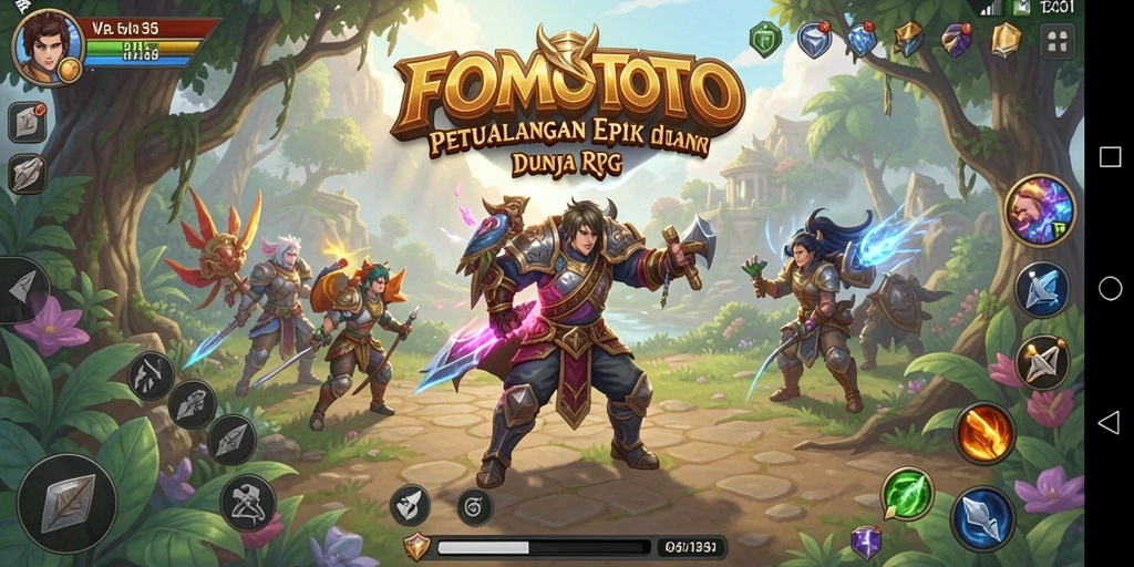 Tampilan gameplay <strong>FOMOTOTO</strong> yang mendebarkan dan penuh aksi.