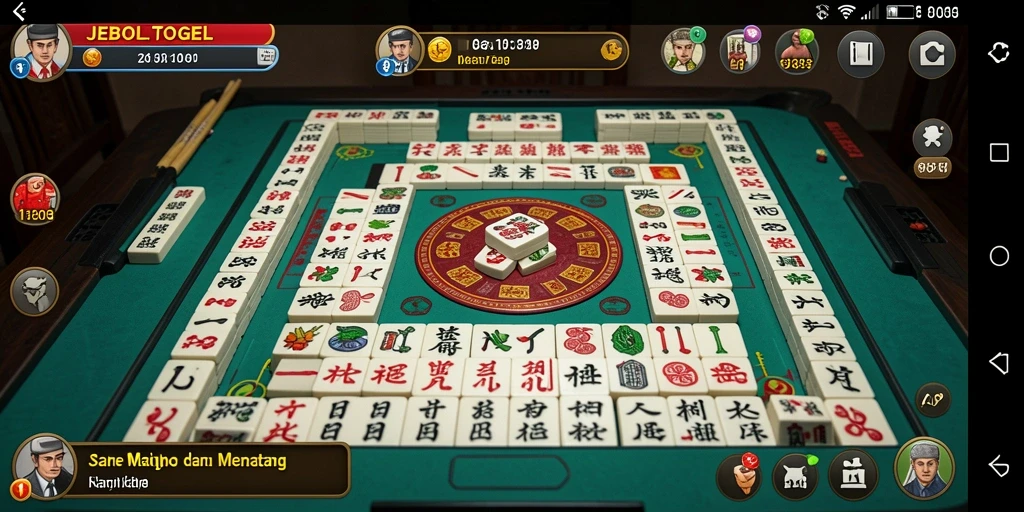Gameplay seru JEBOLTOGEL dengan ubin Mahjong yang menantang.