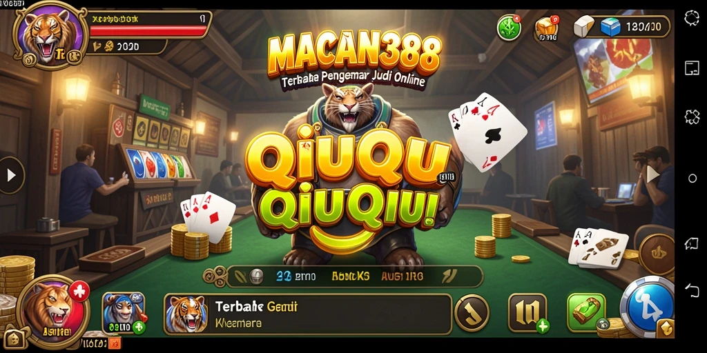 Tampilan gameplay seru dari MACAN388 dalam permainan QiuQiu.