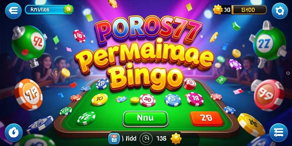 Gameplay seru dan menarik di POROS77 Bingo.