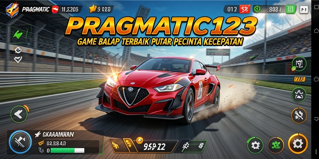 Tampilan gameplay seru PRAGMATIC123 dengan balapan mendebarkan.