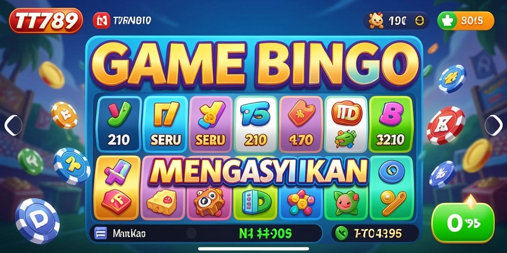 Tampilan utama gameplay Bingo di TT789 yang mengasyikkan.