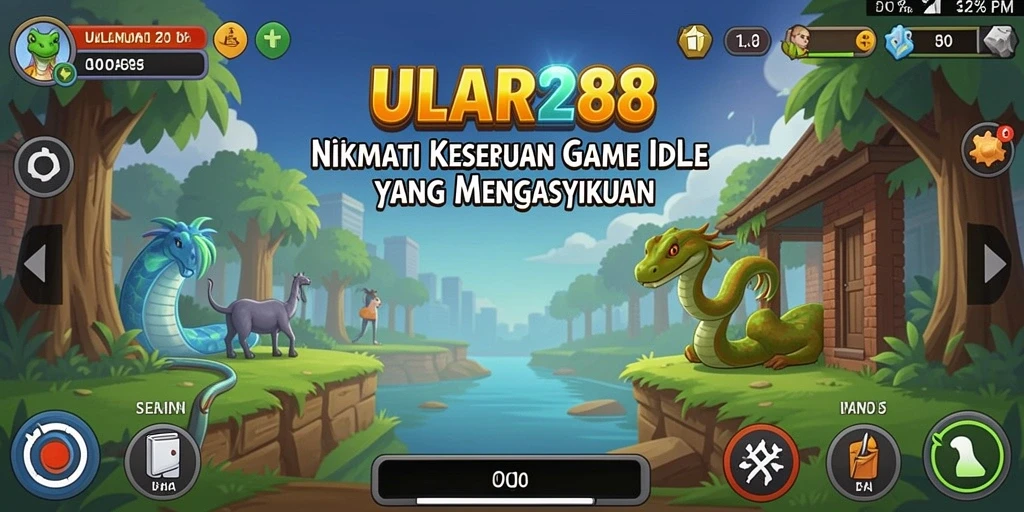 Tampilan gameplay seru ULAR288 yang menghadirkan pengalaman Idle.